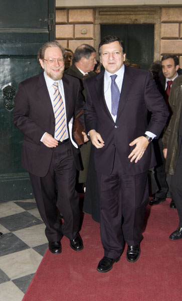 Arrivo del Presidente Barroso